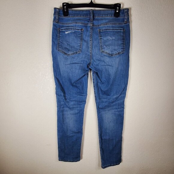 Kut From The Kloth Womans Size 6 Jeans Distressed Skinny Fit Blue Womens Jeans - Picture 9 of 12